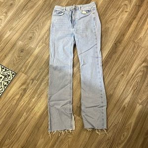 Zara Slit Jeans